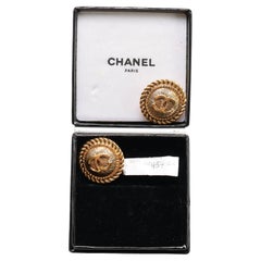 Chanel Earrings Karl Lagerfeld for Chanel CC 1980s