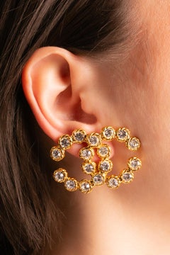 Chanel earrings 'Les dessous à la mode' by Karl Lagerfeld Spring-Summer 1993