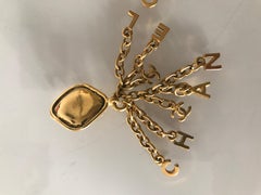 CHANEL EARRINGS Logo monogram CC