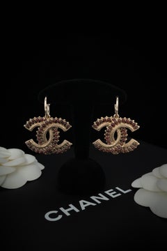 Chanel earrings 'Paris-Dallas' by Karl Lagerfeld Pre Fall 2015