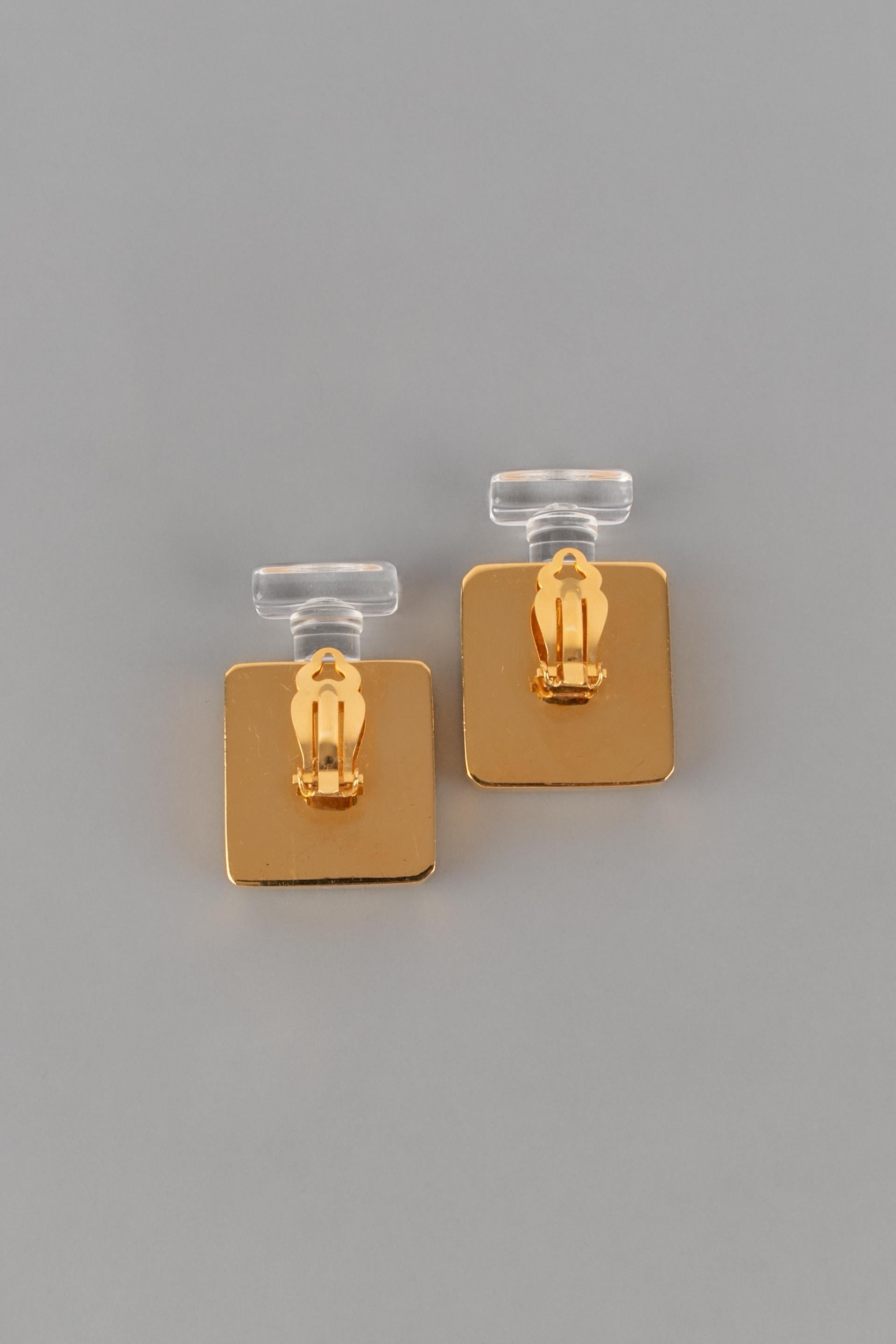 Chanel earrings Perfume No 5 1