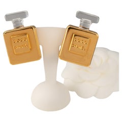 Vintage Chanel earrings Perfume No 5