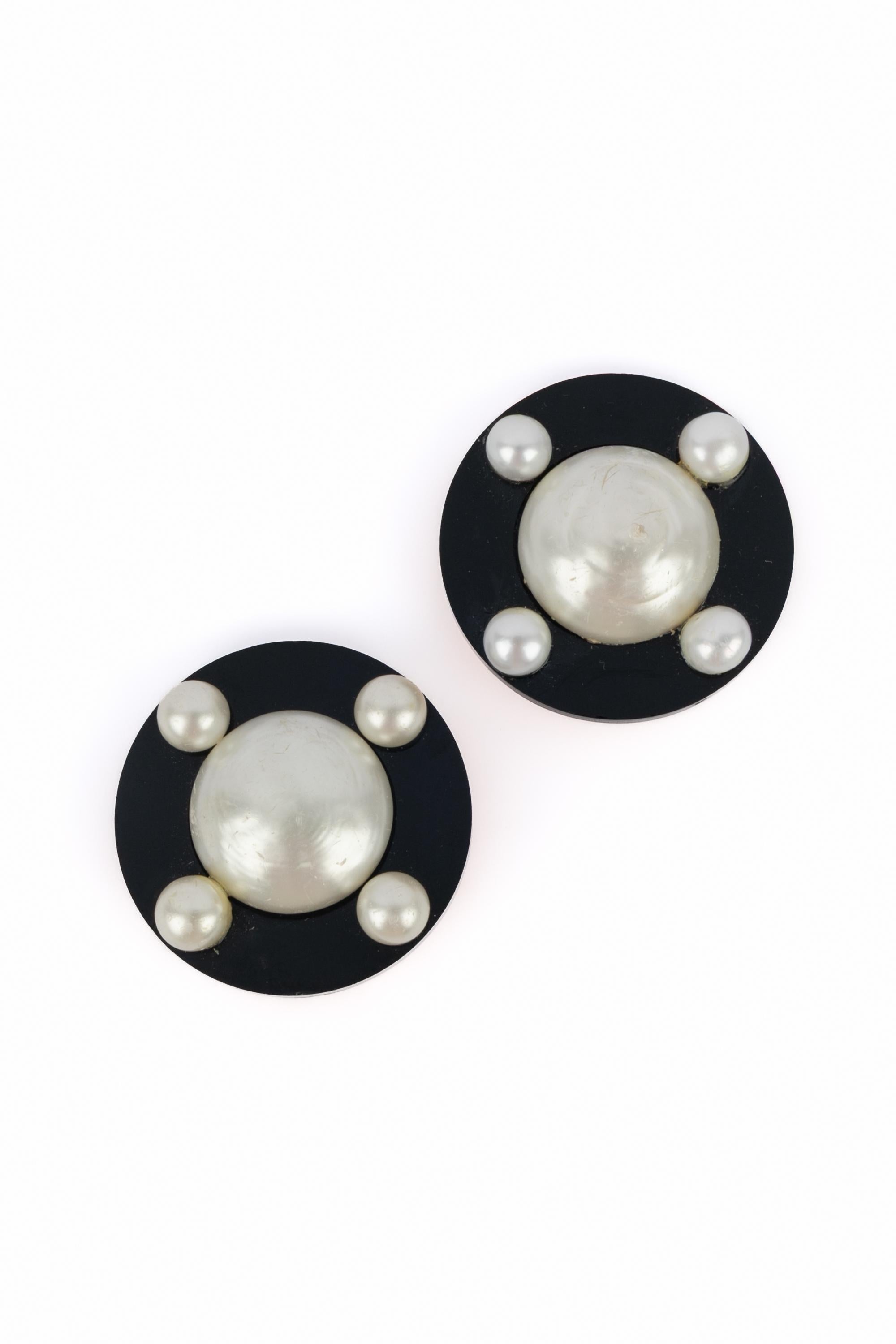 Boucles d'oreilles Chanel printemps 1987 en vente