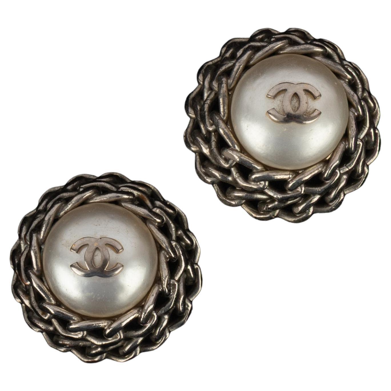 Chanel earrings Spring-Summer 1991 For Sale