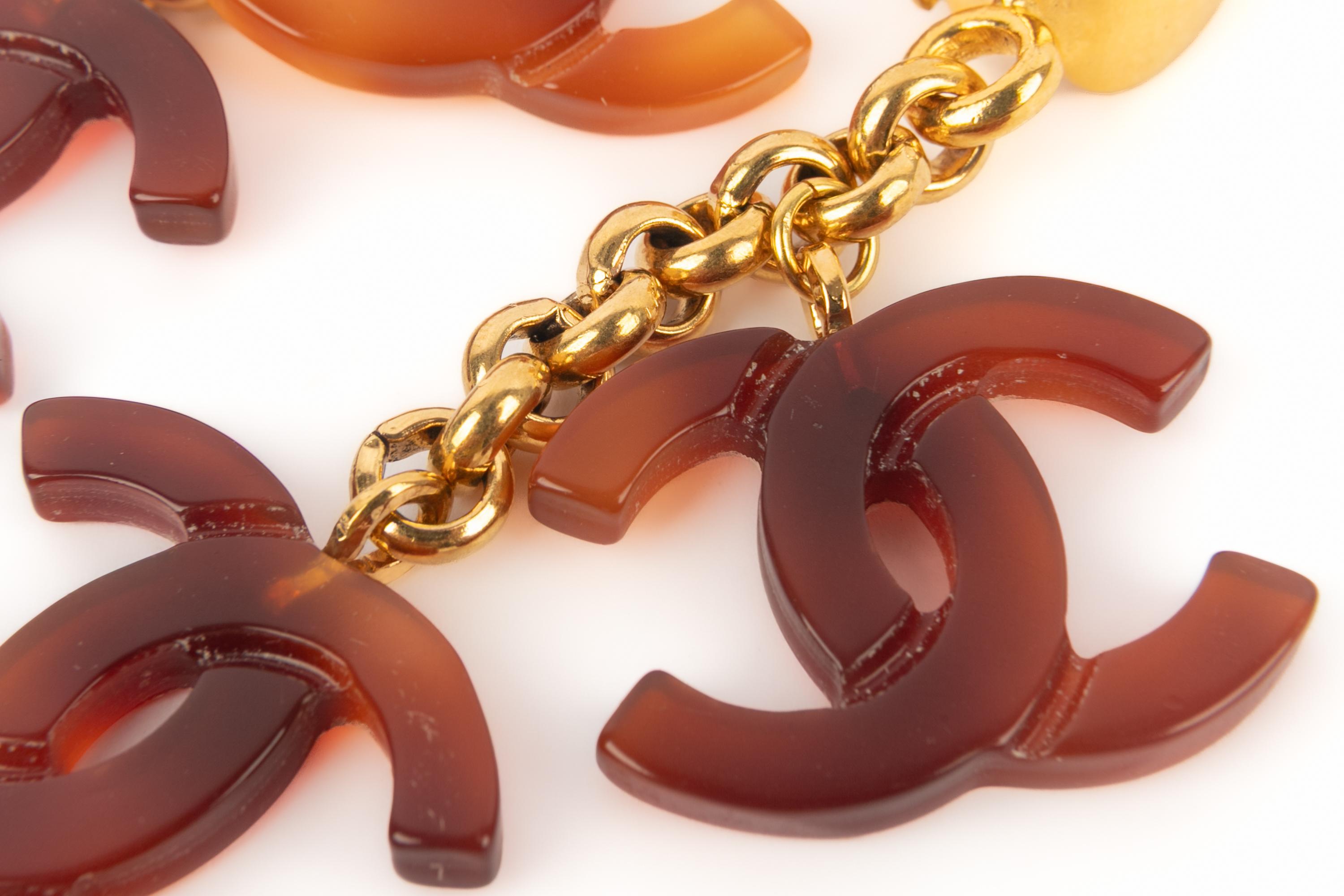 Boucles d'oreilles Chanel été 1994 en vente 2