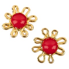 Boucles d'oreilles Chanel 'Surfer Urbain' par Karl Lagerfeld été 1991