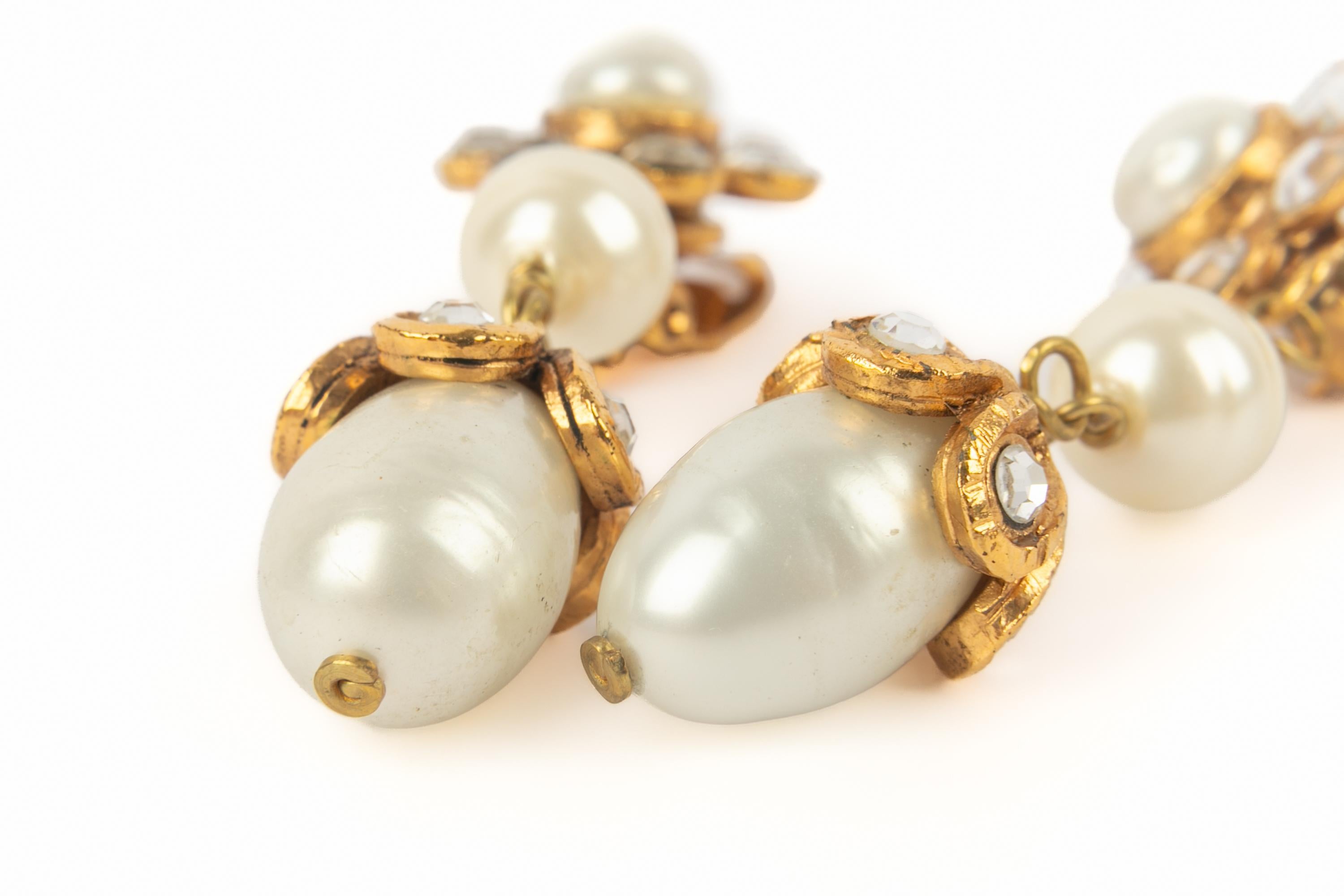 Orecchini Chanel Inverno 1996 in vendita 1