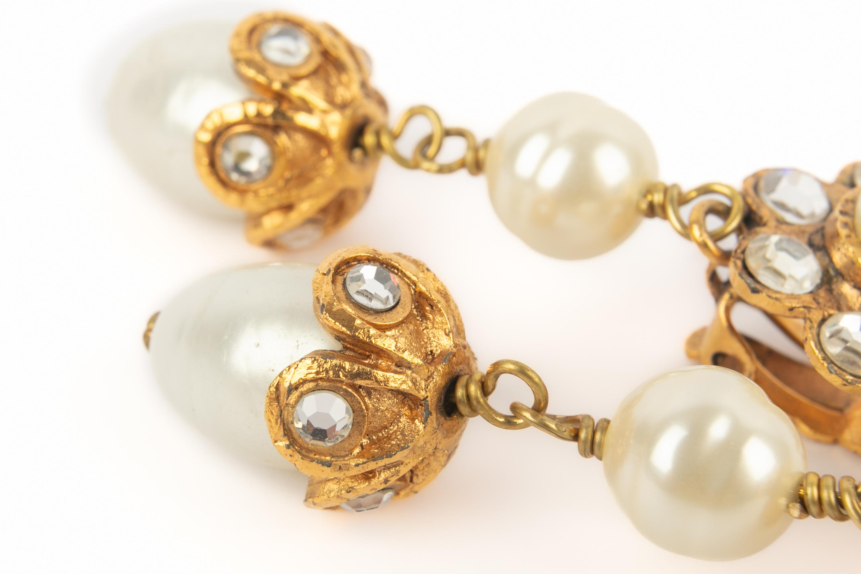 Orecchini Chanel Inverno 1996 in vendita 2