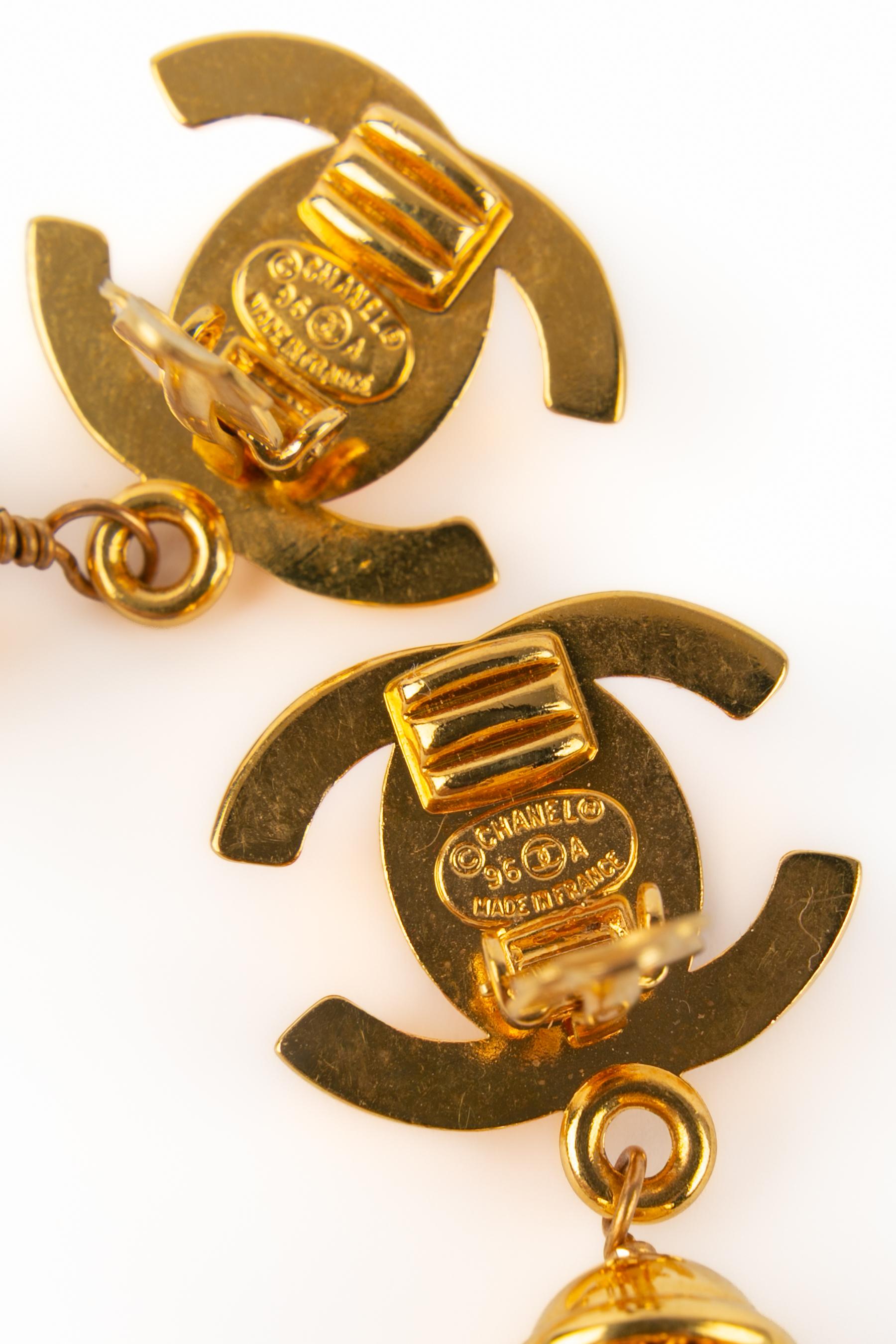 Pendientes Chanel Invierno 1996 en venta 3