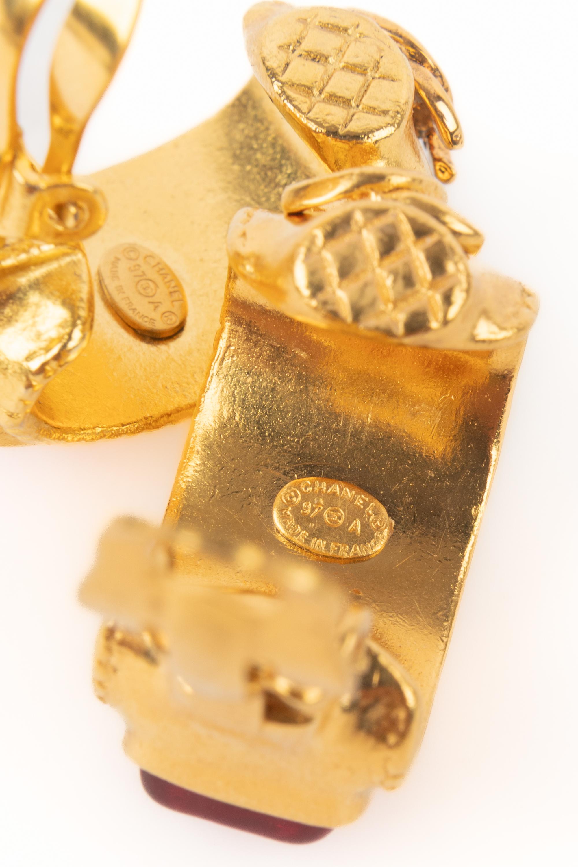 Orecchini Chanel Inverno 1997 in vendita 4