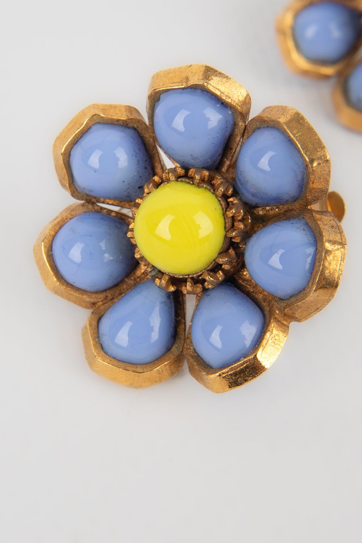 Women's Chanel Earrings with Glass Paste, 1997