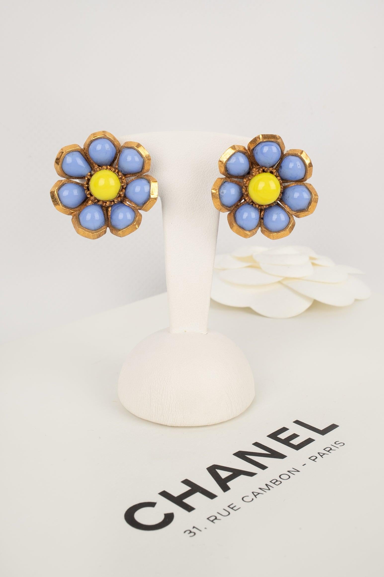 Chanel Earrings with Glass Paste, 1997 3