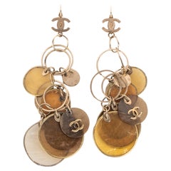 Chanel Earrings with Pearly Material and Enamel, 2007