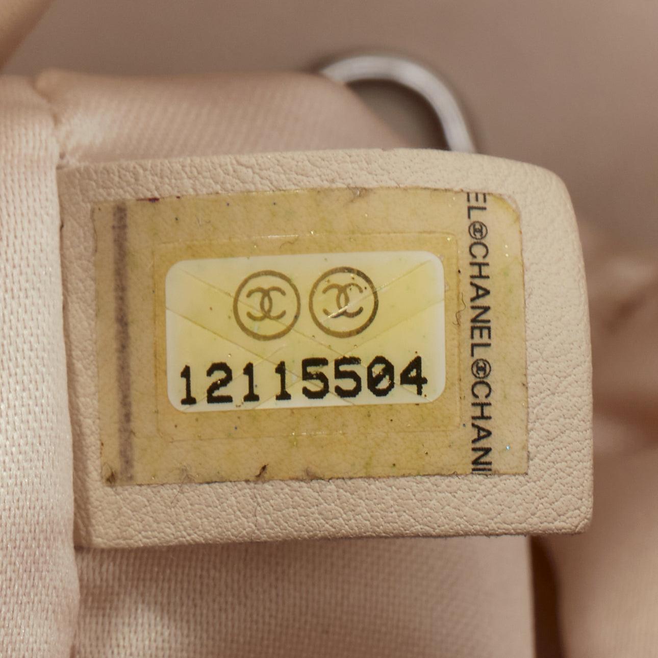 CHANEL East West Accordion Flap red Bordeaux silver chain flap bag in vendita 6