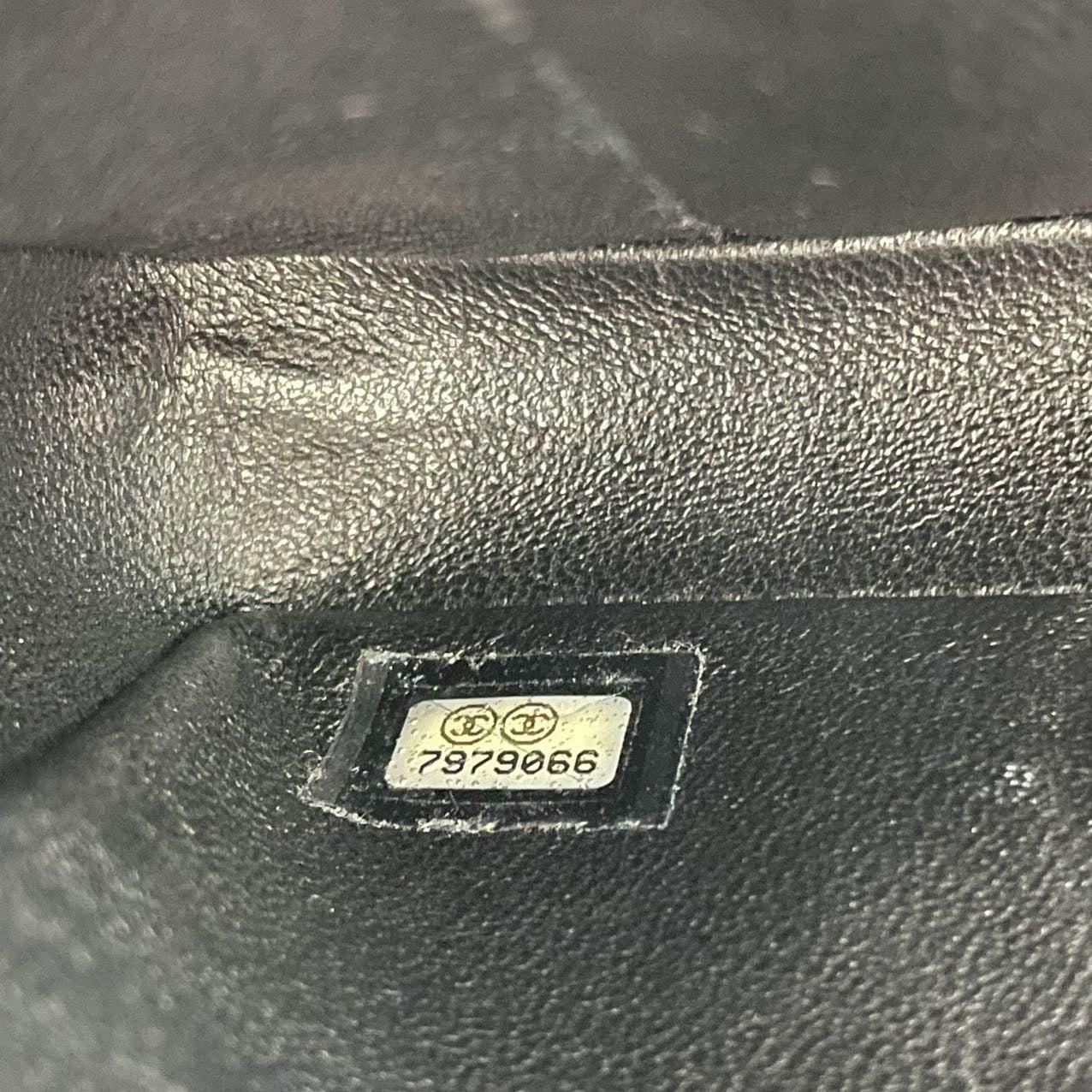 Chanel East West Chocolate Bar Black Leather 5