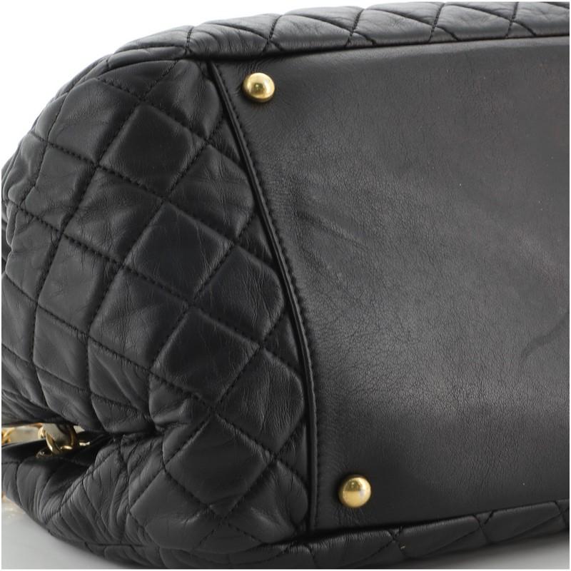 Chanel East West Mademoiselle Akkordeon Klappe Tasche gesteppte Lammfell Medium 1