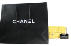 Chanel East West Quilted Chocolate Bar Flap 24cca12317 Yellow Shoulder Bag