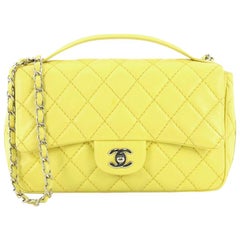 Chanel Easy Carry Flap Bag Quilted Lambskin Medium