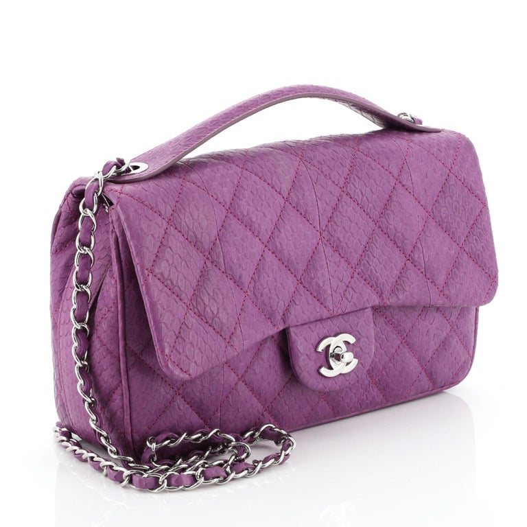chanel easy carry flap bag