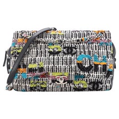 Chanel Easy Fantasy Flap Bag Quilted Multicolor Tweed Medium