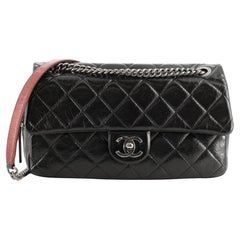Chanel Easy Flap Bag Quilted Aged Calfskin Medium
