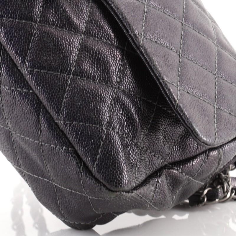 Chanel Easy Flap Bag Quilted Caviar Jumbo 1