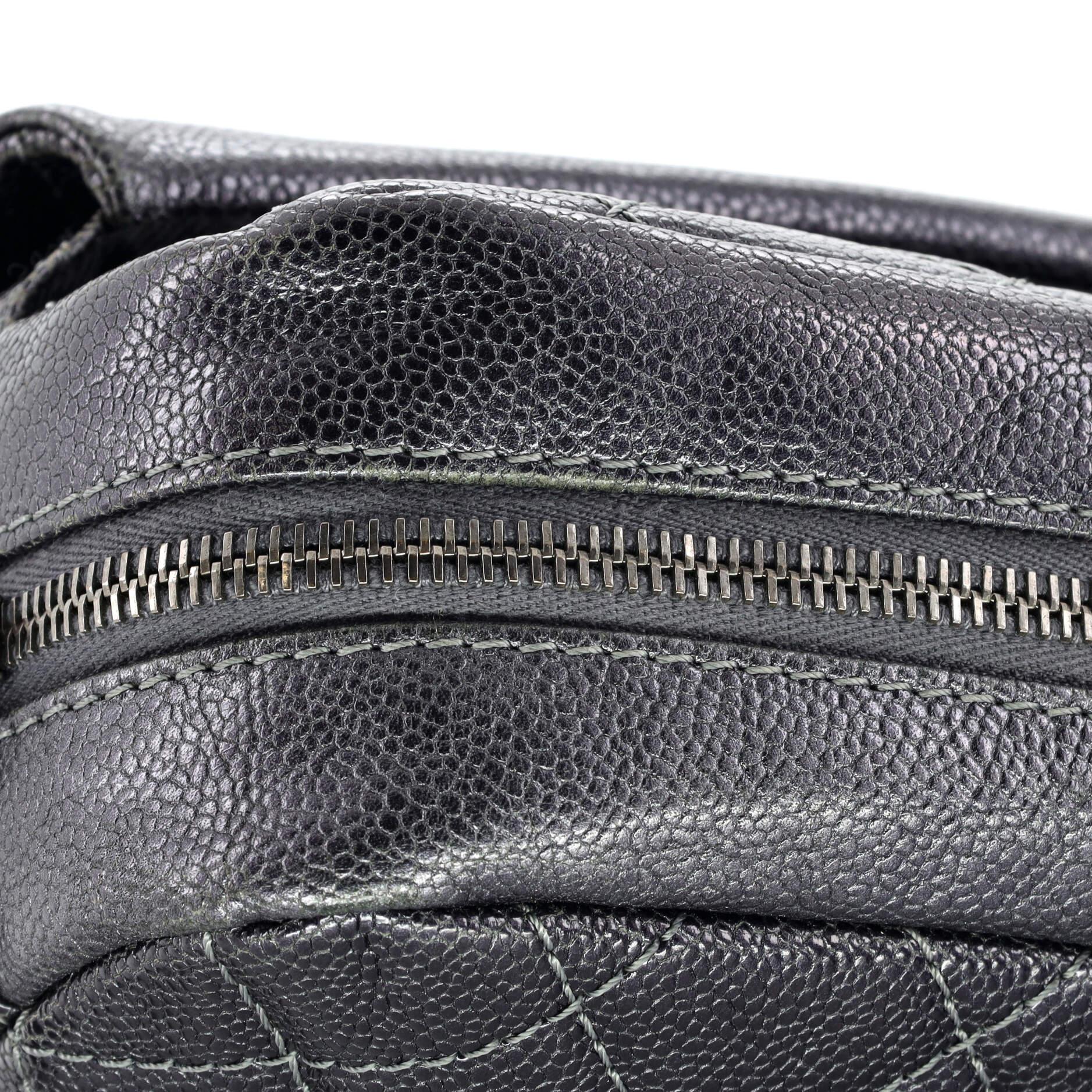 Chanel Easy Flap Bag Quilted Caviar Large 5