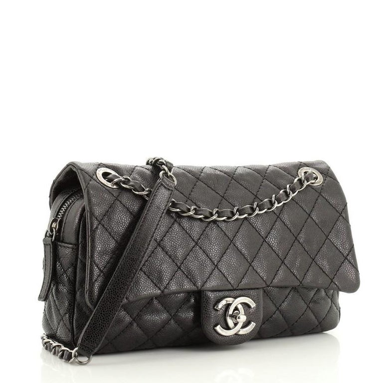SOLD - CHANEL Easy Flap Caviar Leather SHW_Chanel_BRANDS_MILAN