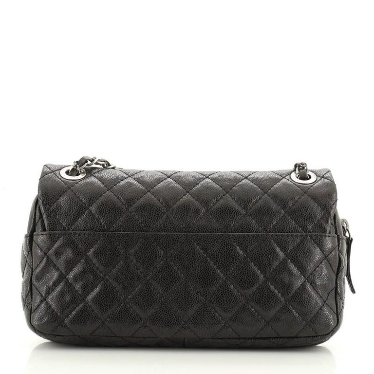 Chanel Easy Flap Bag Quilted Caviar Medium at 1stDibs  chanel easy flap  caviar, chanel easy flap medium, chanel easy caviar flap medium bag