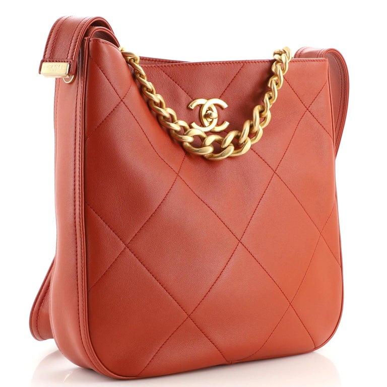 Chanel Easy Mood Hobo Quilted Calfskin at 1stDibs