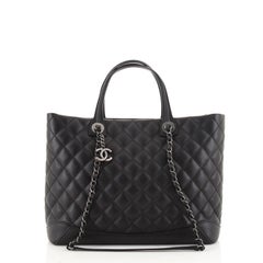 Chanel Easy Shopping Tote Quilted Calfskin Large Exterior Material: Leath