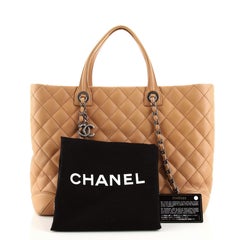 Chanel Easy Shopping Tote Quilted Calfskin Large