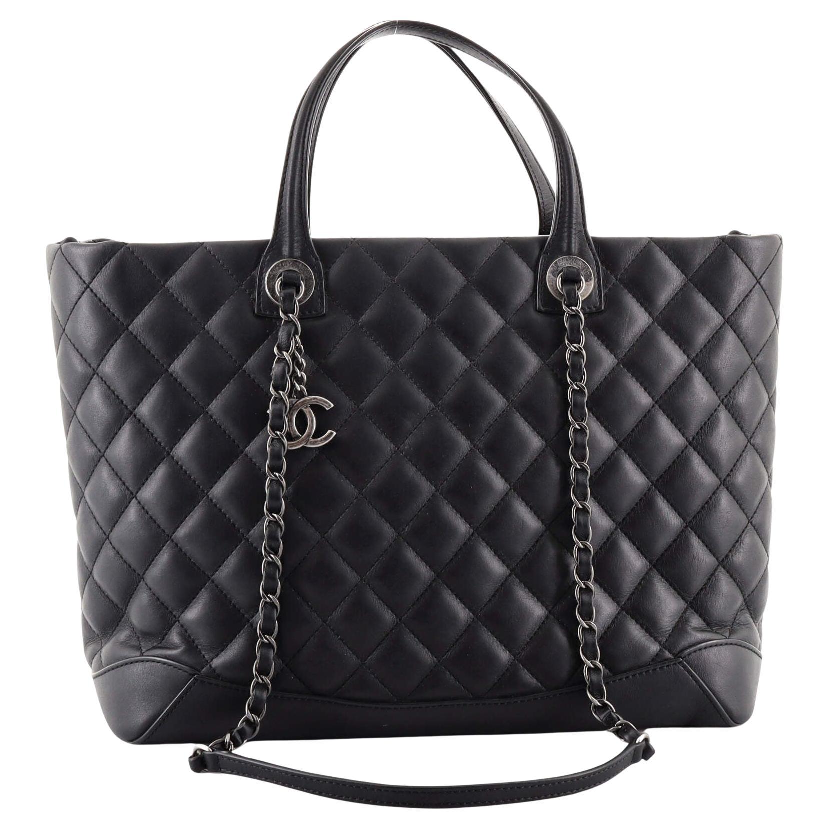 Chanel Black Chevron Leather Boy Shopper Tote Bag at 1stDibs | chanel ...