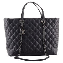 Chanel Easy Shopping Tote Quilted Calfskin Large