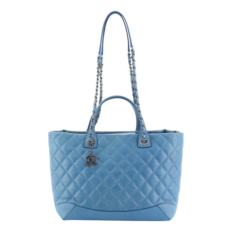 Chanel Easy Shopping Tote Quilted Calfskin Small at 1stDibs  chanel  quilted shopping bag, chanel quilted shopping tote, chanel small shopping  bag