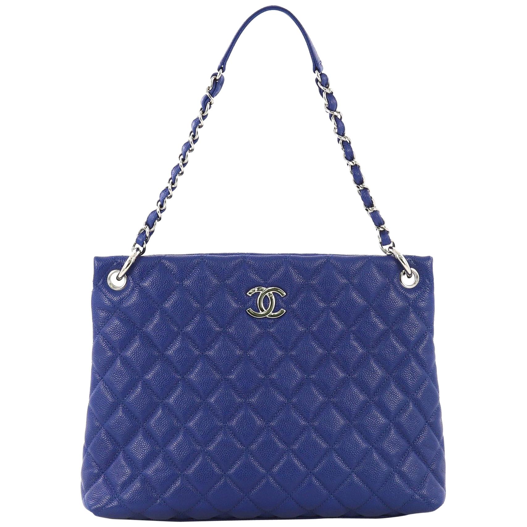 Chanel Easy Tote Quilted Caviar Large