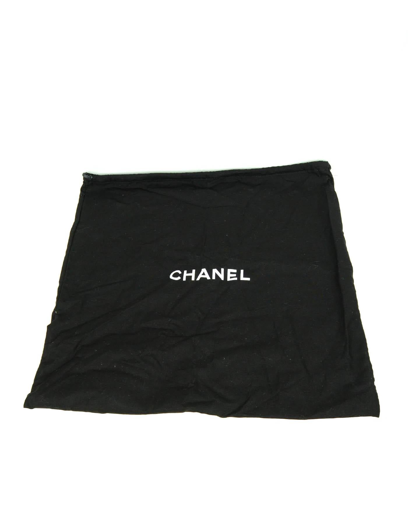 Chanel Ecru Beige Canvas Medium Deauville Tote Bag 4