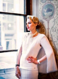 Chanel Ecru Lesage Tweed Cape