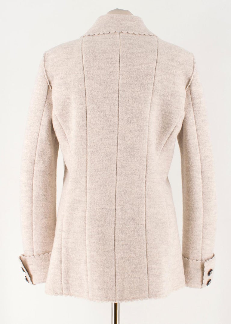 Wool jacket Chanel Beige size 50 FR in Wool - 34309873