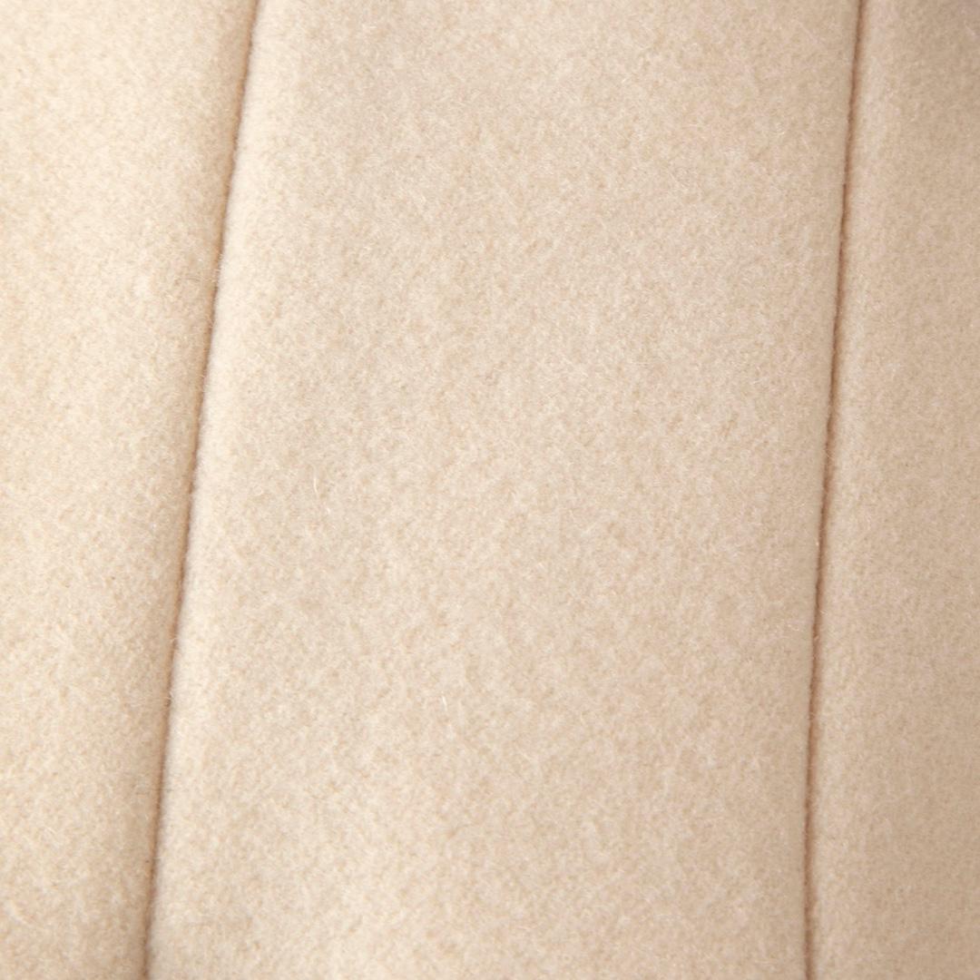 Chanel Ecru Wool Toggle Button Coat Size XXXL In Good Condition In London, GB