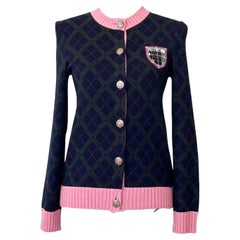 Chanel Edinburgh Kollektion Argyle Strickjacke