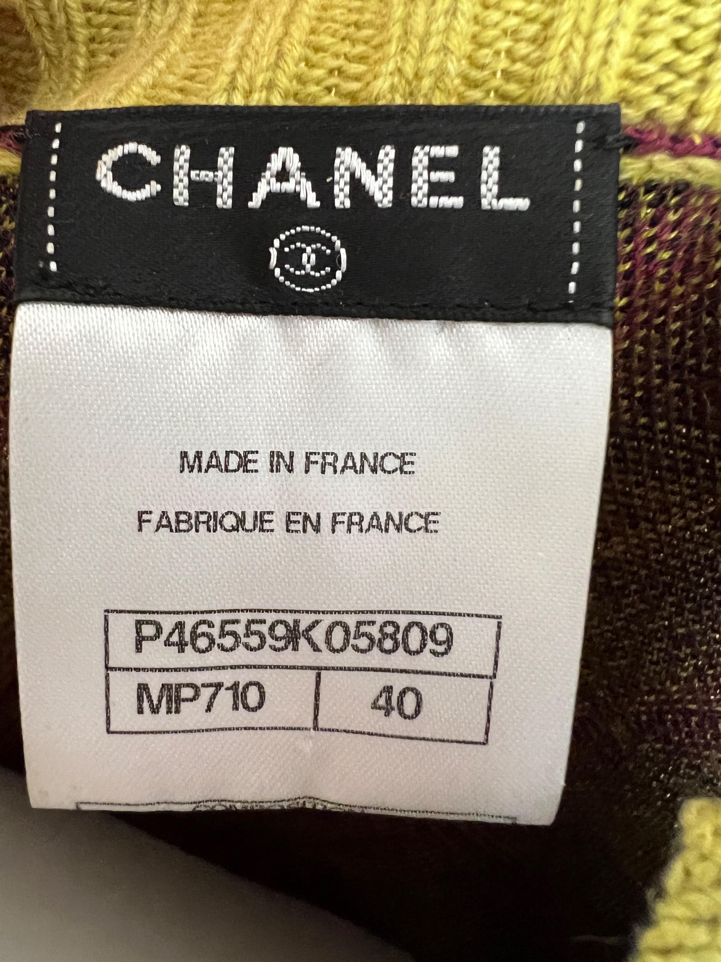 Chanel Edinburgh Collection CC Patch Tartan Dress 2