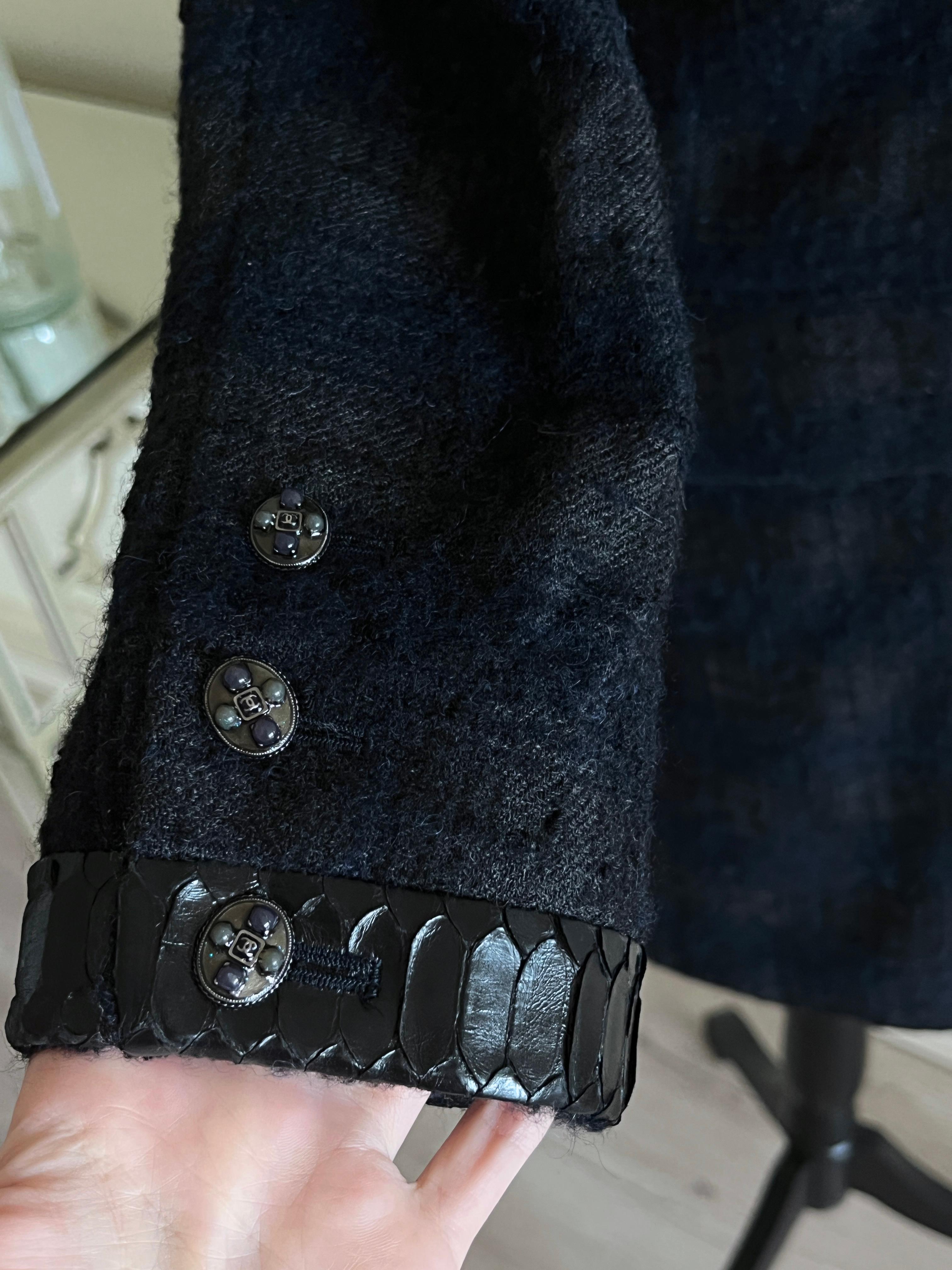 Chanel Edinburgh Jewel Buttons Runway Tartan Jacket  For Sale 6