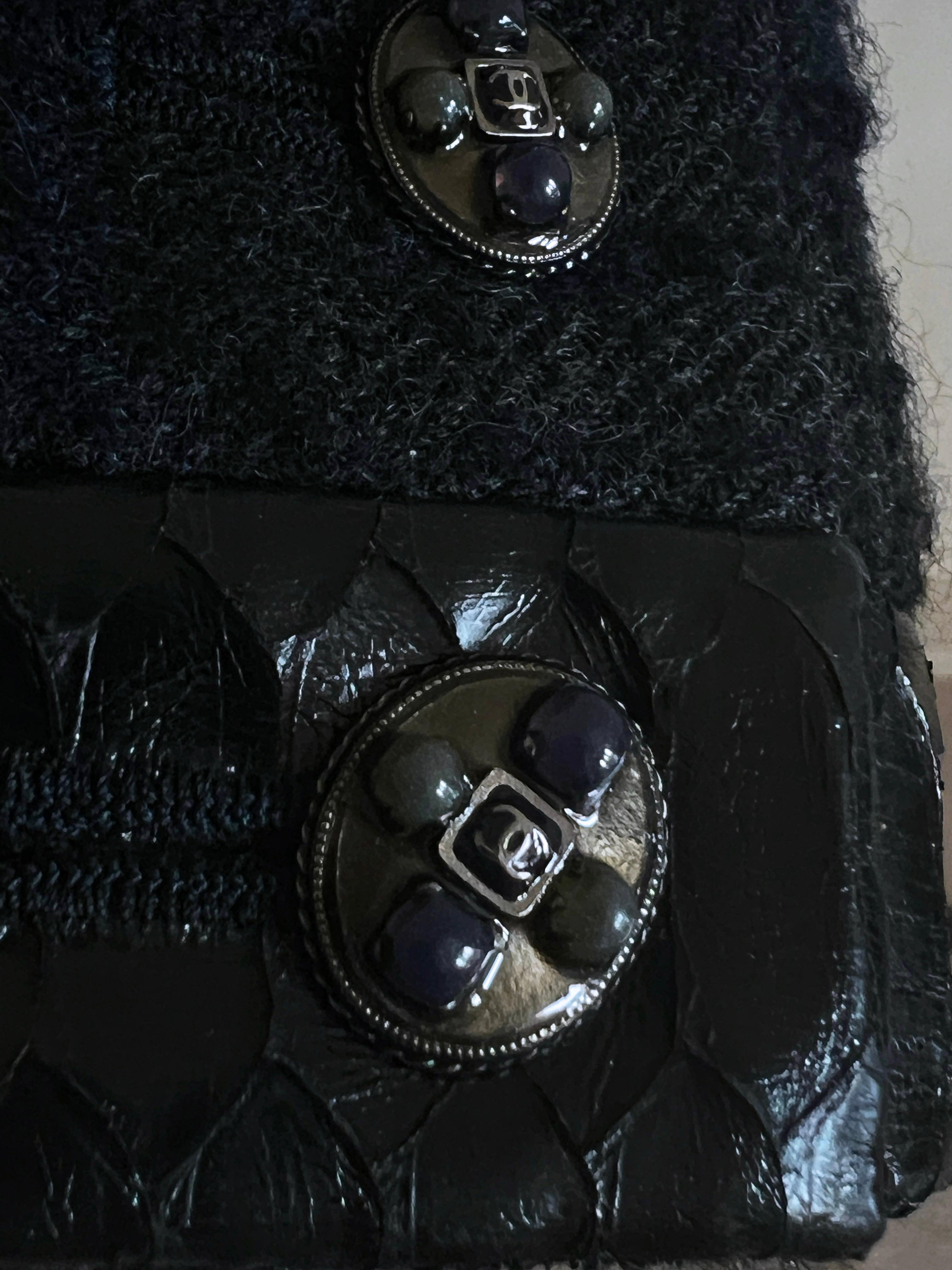 Chanel Edinburgh Jewel Buttons Runway Tartan Jacket  For Sale 7