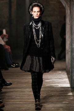 Chanel Edinburgh Jewel Buttons Runway Tartan Jacket