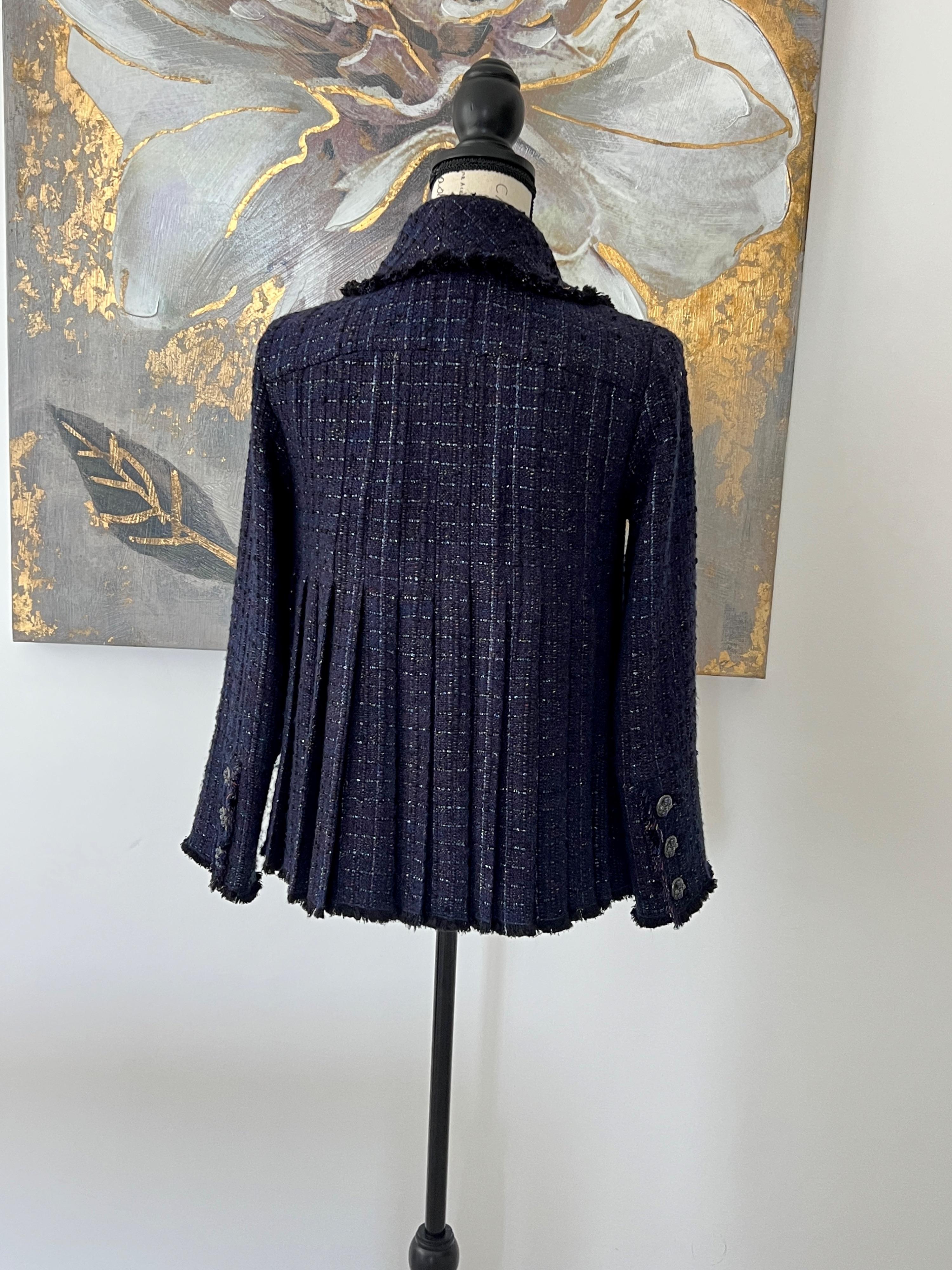 Chanel Edinburgh New Gripoix Buttons Tweed Jacket 4