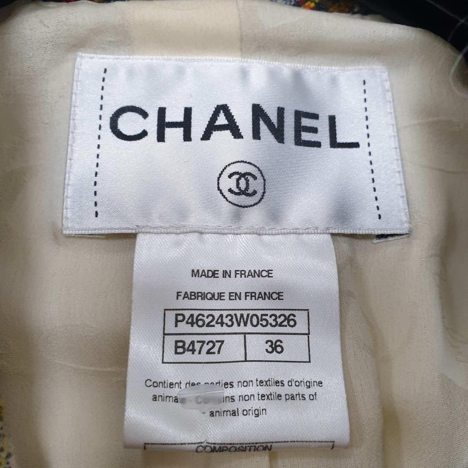 Chanel Edinburgh Rare Faux Fur White Jacket 1