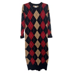 Chanel Edinburgh Tartan Relaxed Cashmere Dress