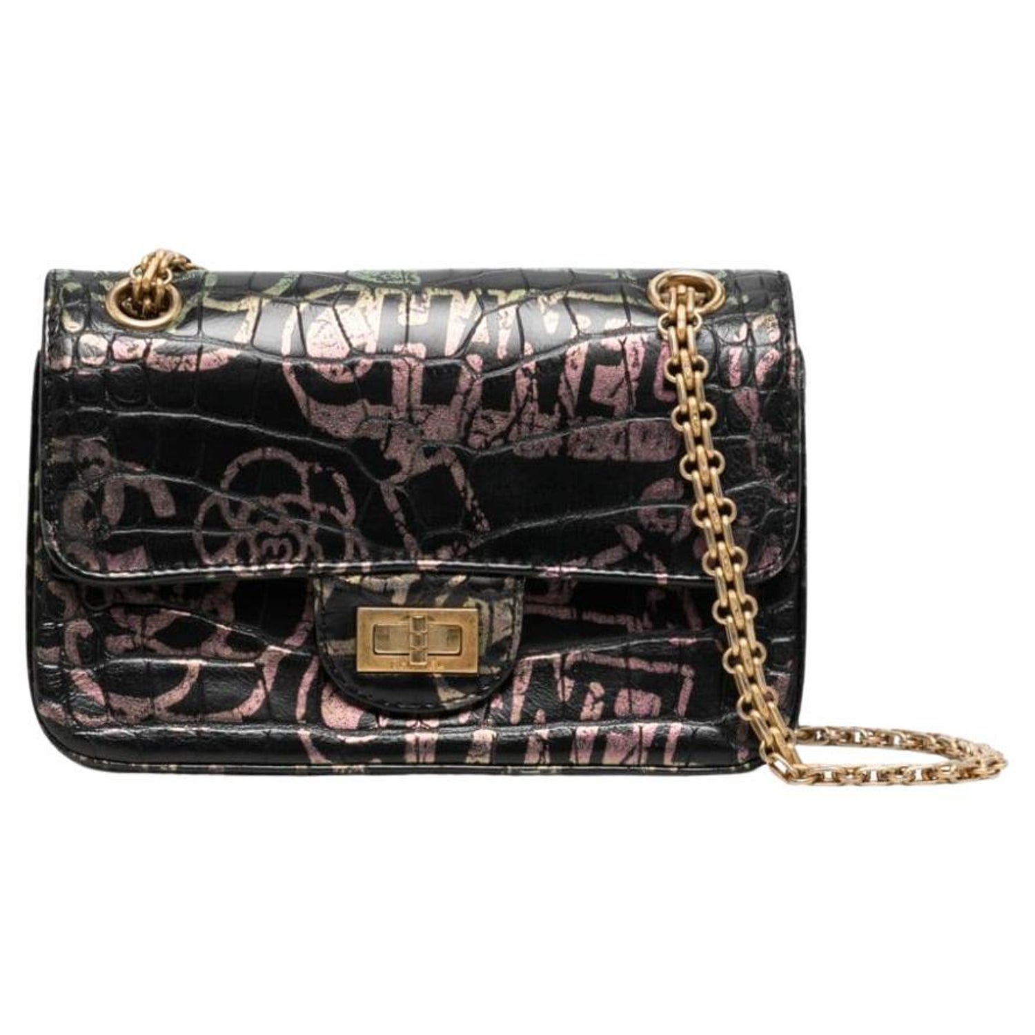 Chanel Croc Bag - 2 For Sale on 1stDibs