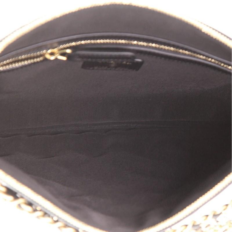 Chanel Egyptian Amulet O Case Clutch Quilted Lambskin Medium In Good Condition In NY, NY